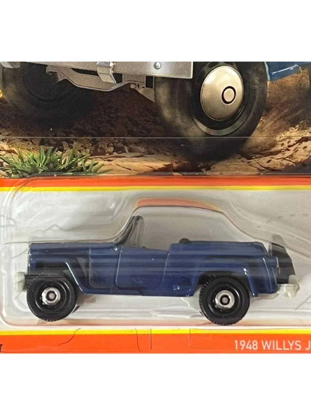 Matchbox 1948 Willys Jeepster Blue Off Road 1:64 Diecast NOC